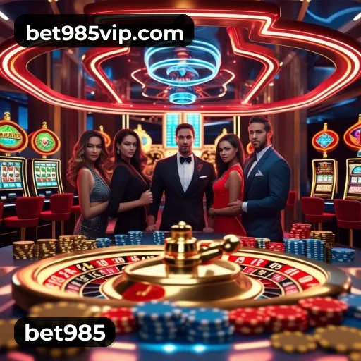 bet985 App bonus area with promotional offers and PIX support